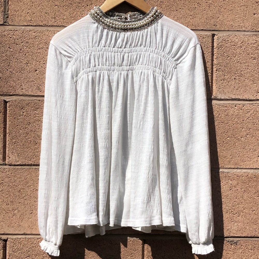 White Pearl Blouse